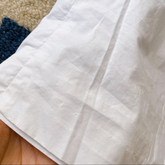 π BANANA REPUBLIC WHITE BOW COTTON MINI DRESS! - Picture 8 of 12